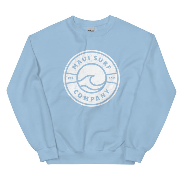 Wave Emblem Crew Neck Sweatshirt