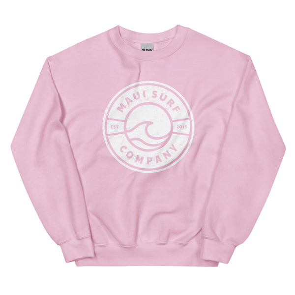 Wave Emblem Crew Neck Sweatshirt